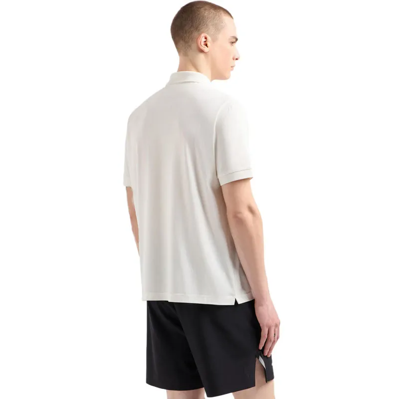 EMPORIO ARMANI EA7 Polo Shirt Men's Starlight White-2