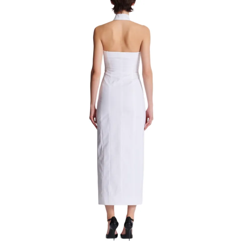 BALMAIN Poplin Midi Dress-2