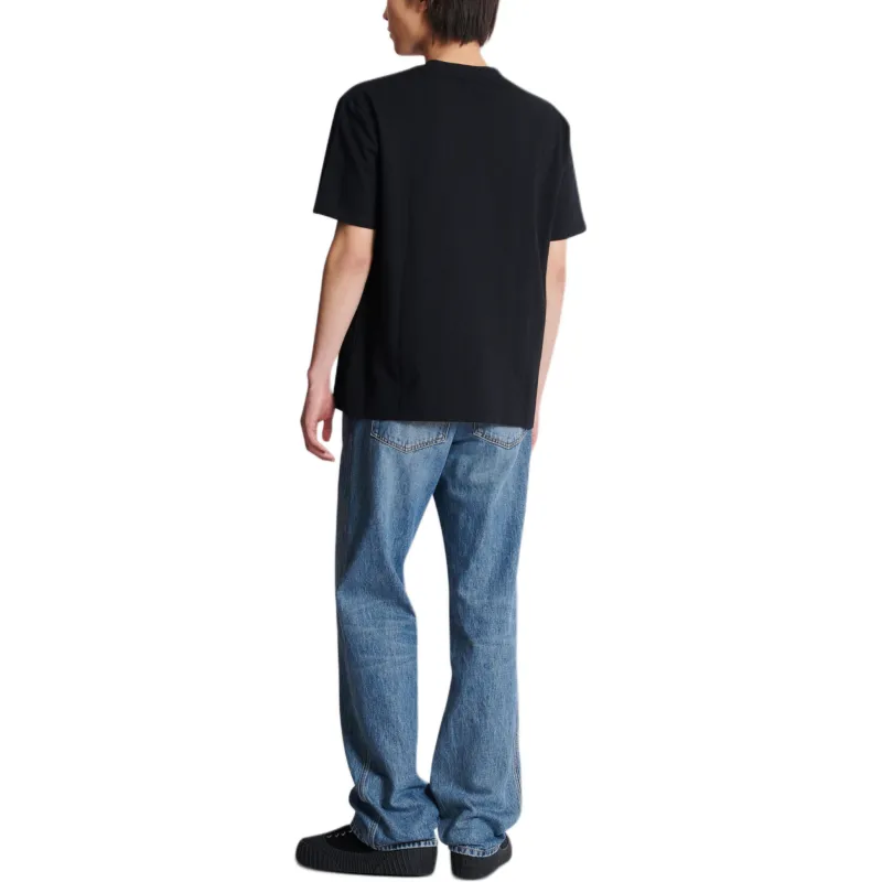BALMAIN Flocked finish T shirt-3