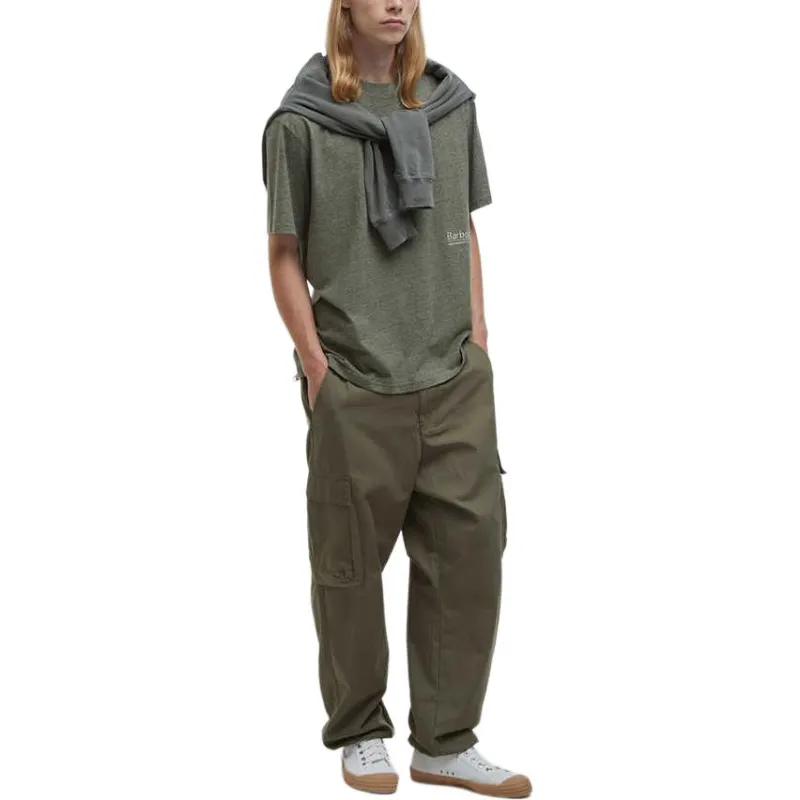 BARBOUR SS25 T Shirt Men's Dark Olive-3