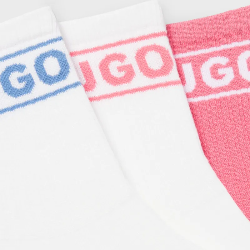 HUGO BOSS Ankle Socks Women's 3 Pack-2