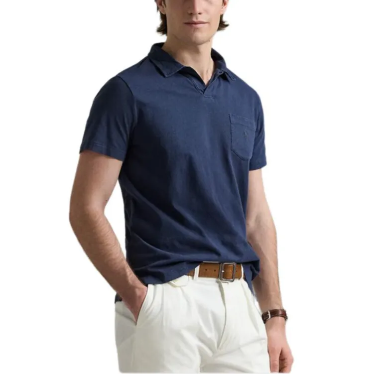 Polo Ralph Lauren SS25 Polo Shirt Men's Dark Blue-3