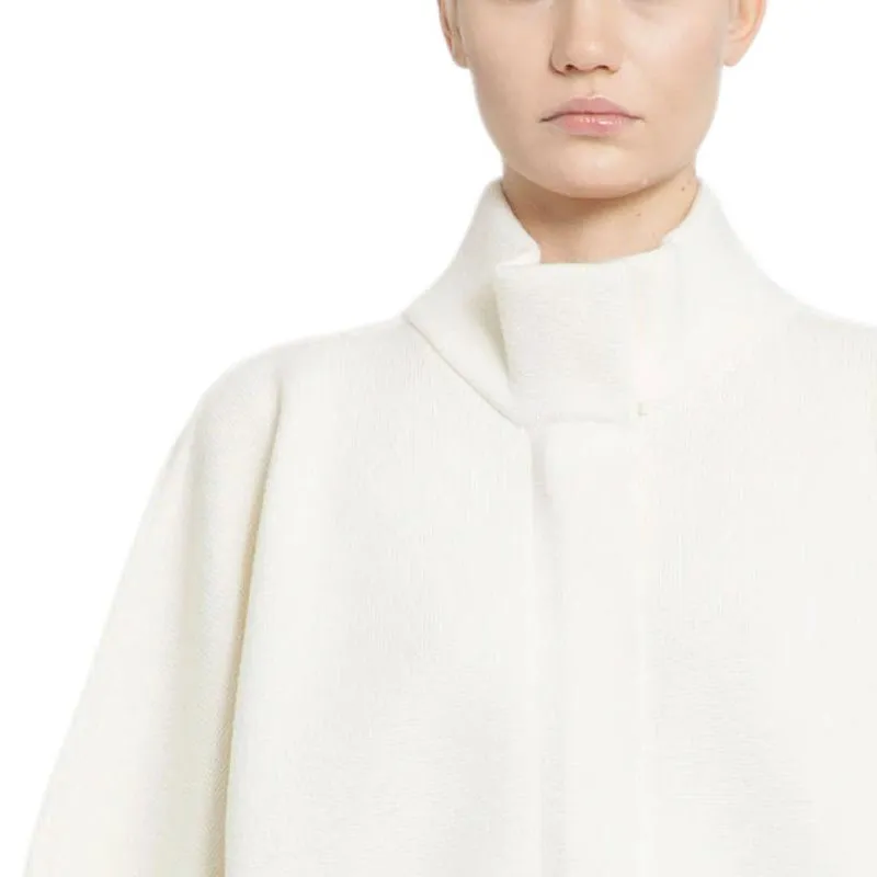 MaxMara High Neck Ballon-Sleeved Cardigan-3
