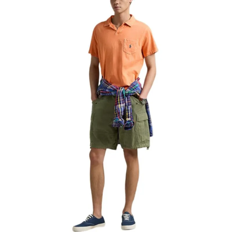 Polo Ralph Lauren SS25 Polo Shirt Men's Orange-1