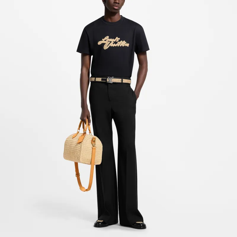 LOUIS VUITTON Embroidered Signature T Shirt-2