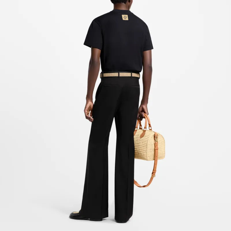 LOUIS VUITTON Embroidered Signature T Shirt-3