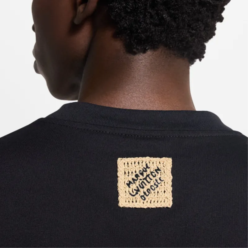 LOUIS VUITTON Embroidered Signature T Shirt-4