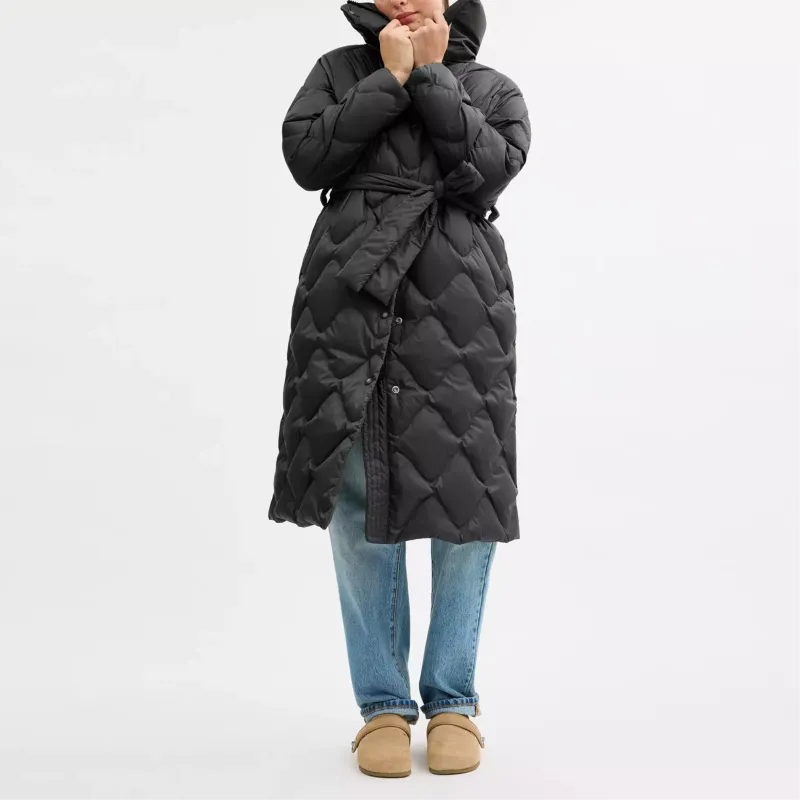 COACH Down Jacket Women's Black-1