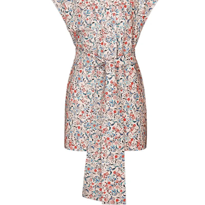 LOUIS VUITTON Monogram Bloom Belted Dress-3