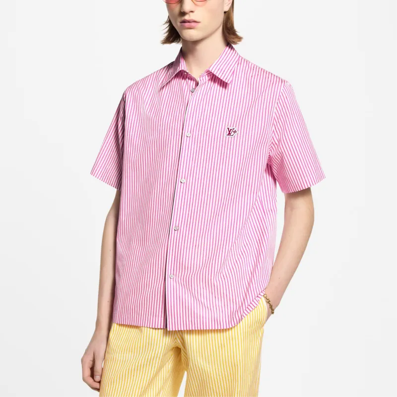 LOUIS VUITTON SS25 Shirt Men's Fuchsia-1
