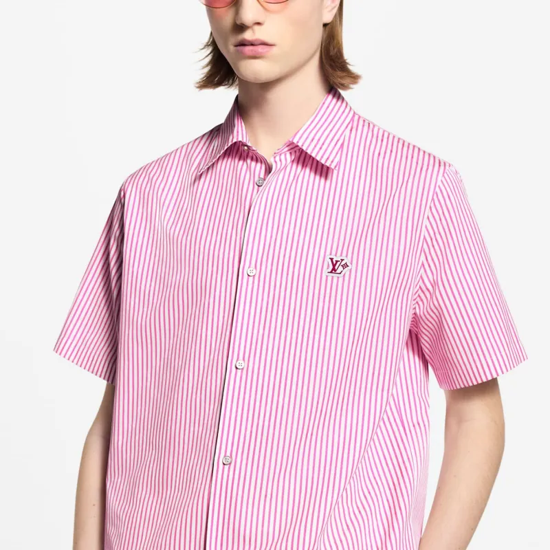 LOUIS VUITTON SS25 Shirt Men's Fuchsia-5
