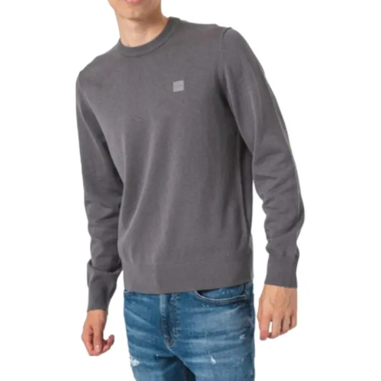 HUGO BOSS Kanovano Logo Patch Knitted Jumper-3