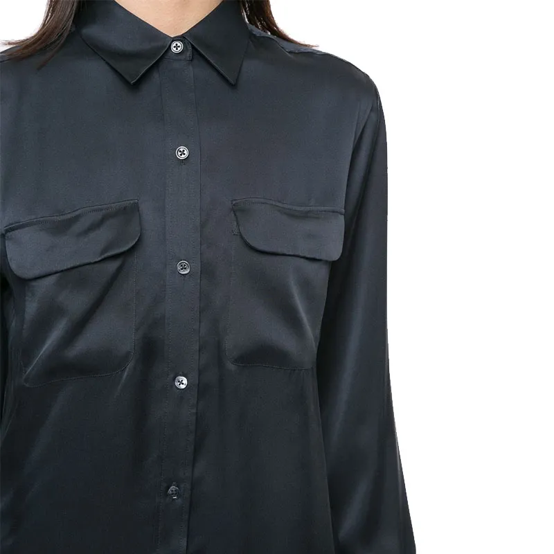 Equipment Signature Silk Satin Shirt-4