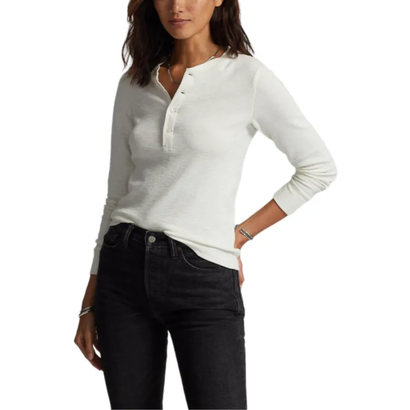 DOUBLE RL Knitwear Women's Paper White-4
