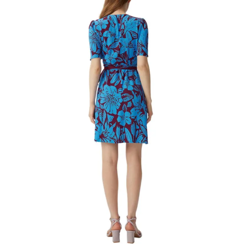 Diane Von Furstenberg SS25 Short Sleeved Dress Women's Flower Of Iliad-4