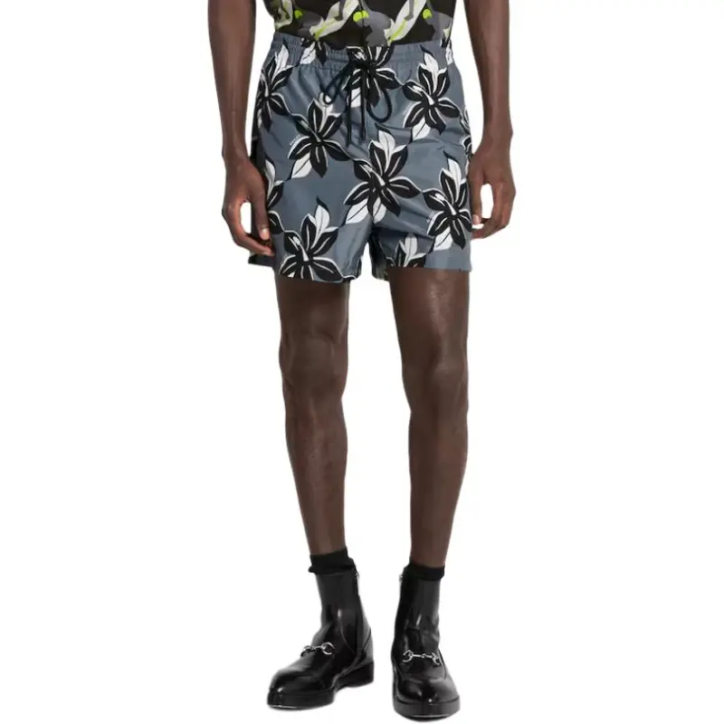 GUCCI All Over Graphic print Swim Shorts-3