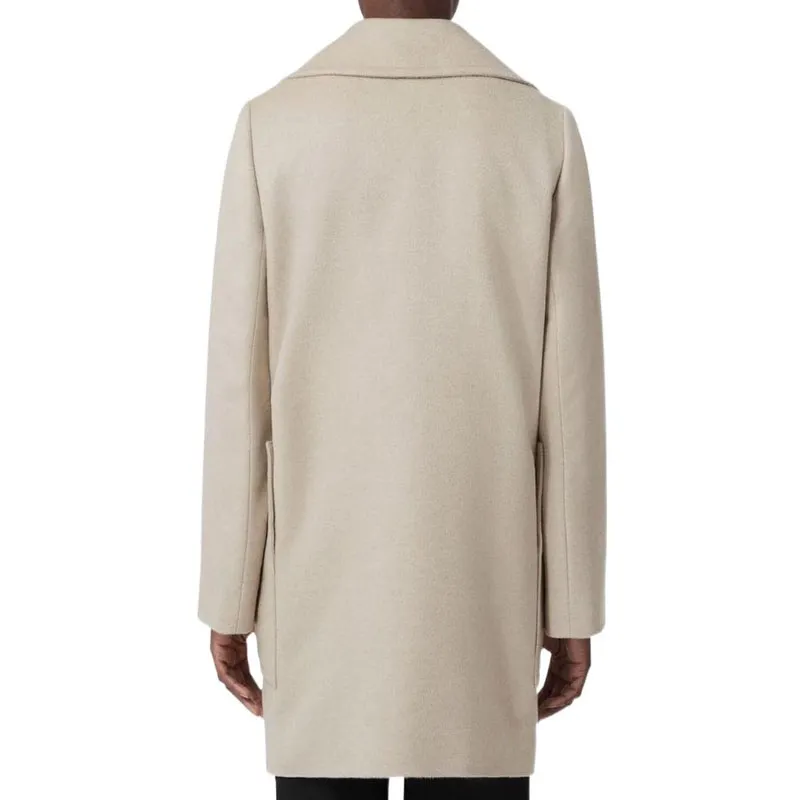Burberry Velvet Jackets Women's Ivory White-1