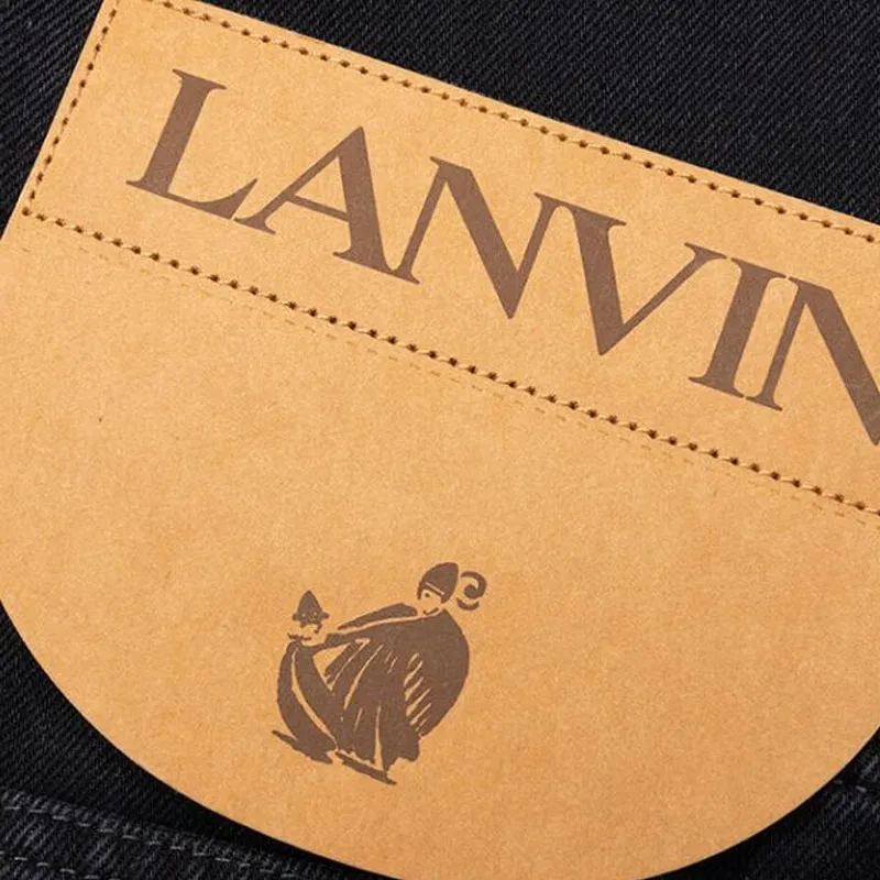 Lanvin Jeans Men Black-7