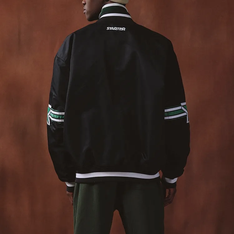 STARTER Baseball Jacket Men's Black-2