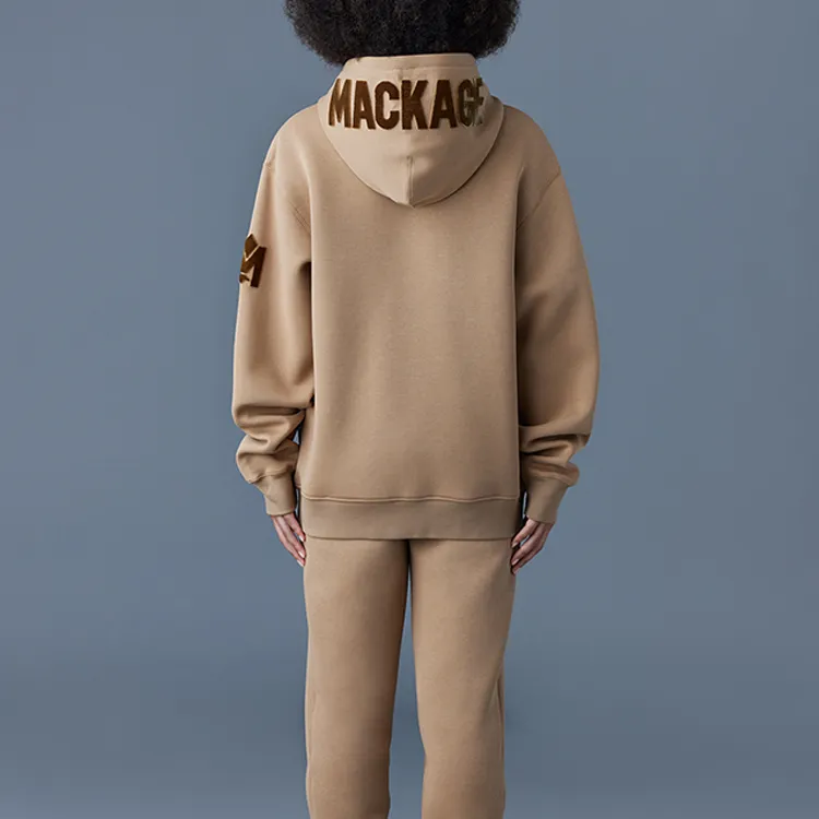 MACKAGE Logo-flocked Zip-up Hoodie-2
