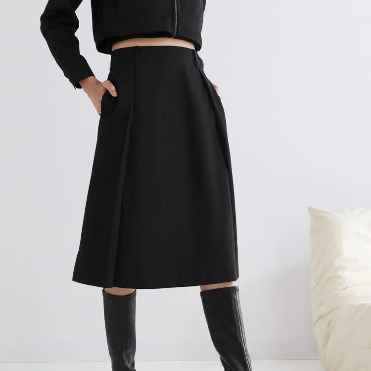 GAP Casual Long Skirts Women's Black-1