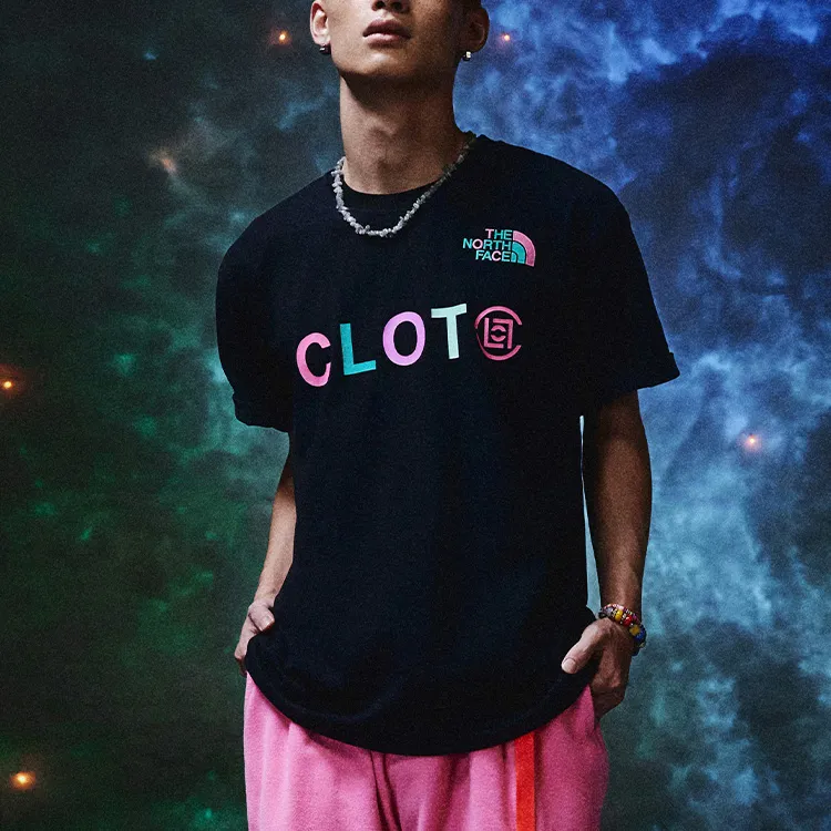 THE NORTH FACE x CLOT City Outdoor Collection SS24 T Shirt Unisex Black-2