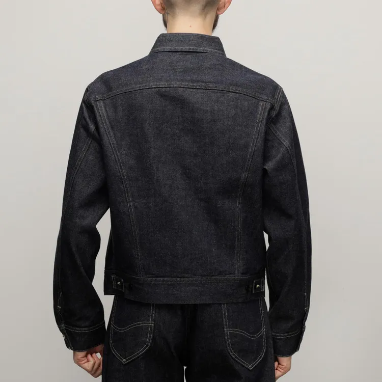 Lee Schott N.Y.C Co-brand Denim Jackets Unisex Indigo-3