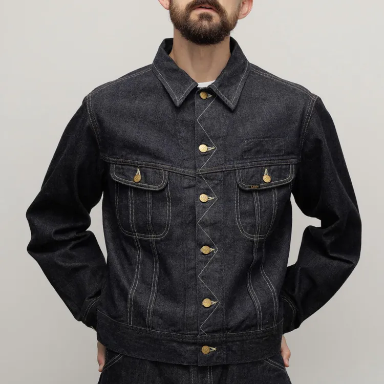 Lee Schott N.Y.C Co-brand Denim Jackets Unisex Indigo-2