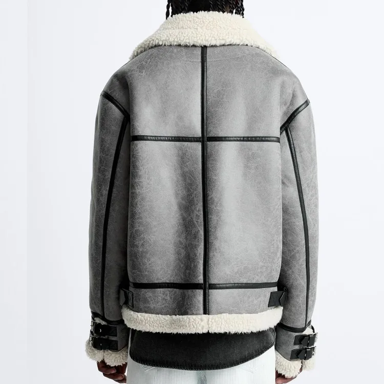 ZARA Jackets Men Gray-2