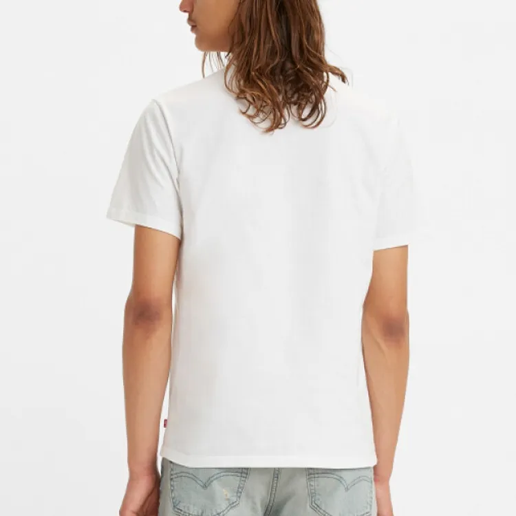 Levis T Shirts Men White-3