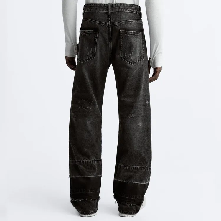 ZARA Jeans Men Dark Gray-4