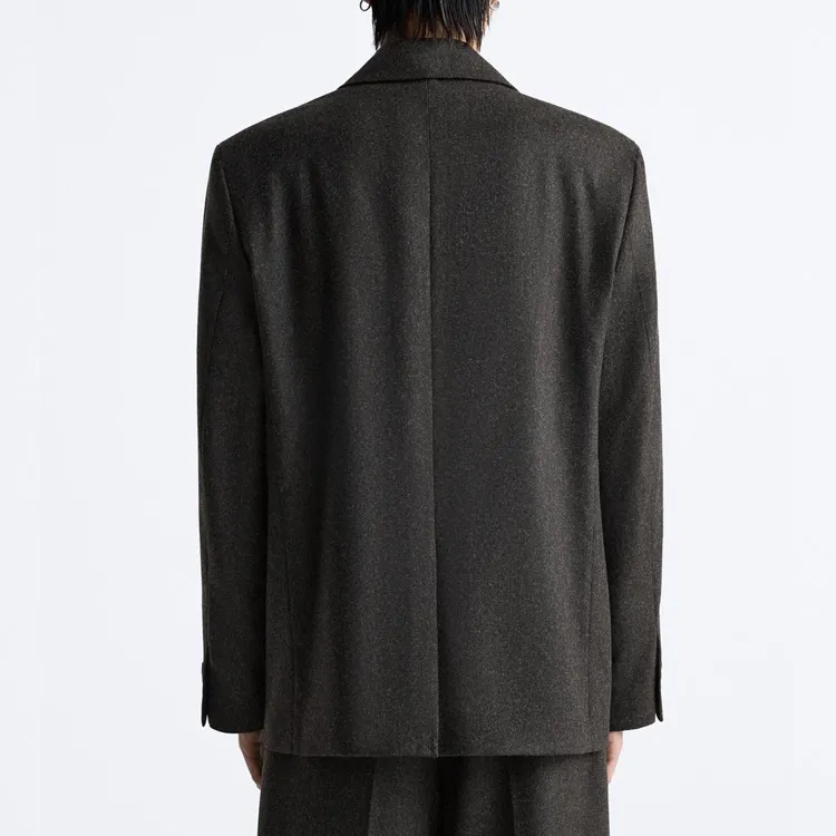 ZARA Business Suits Men Brown-2