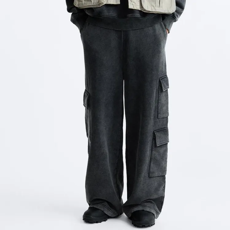 ZARA Cargo Pants Men Gray-2