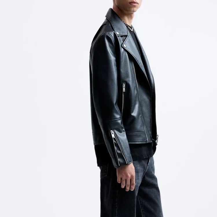 ZARA Jackets & Coats Men's Black-3