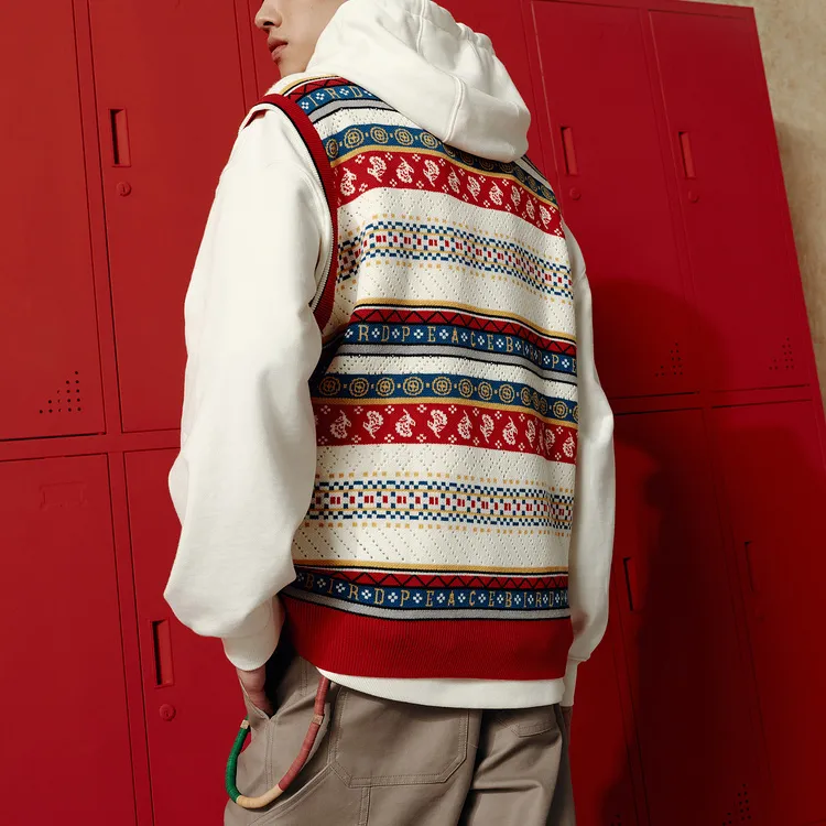 PEACEBIRD MEN Sweater Men's Red-3