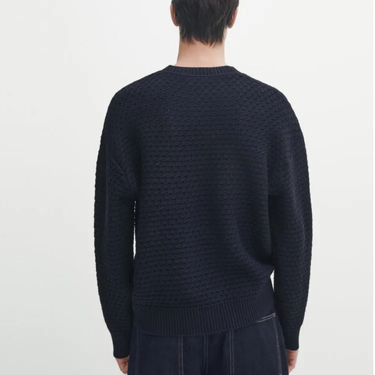 Massimo Dutti Knitwear Men's Navy Blue-2