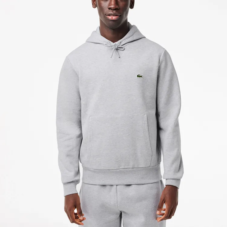 LACOSTE Logo patch Fleece Hoodie-1