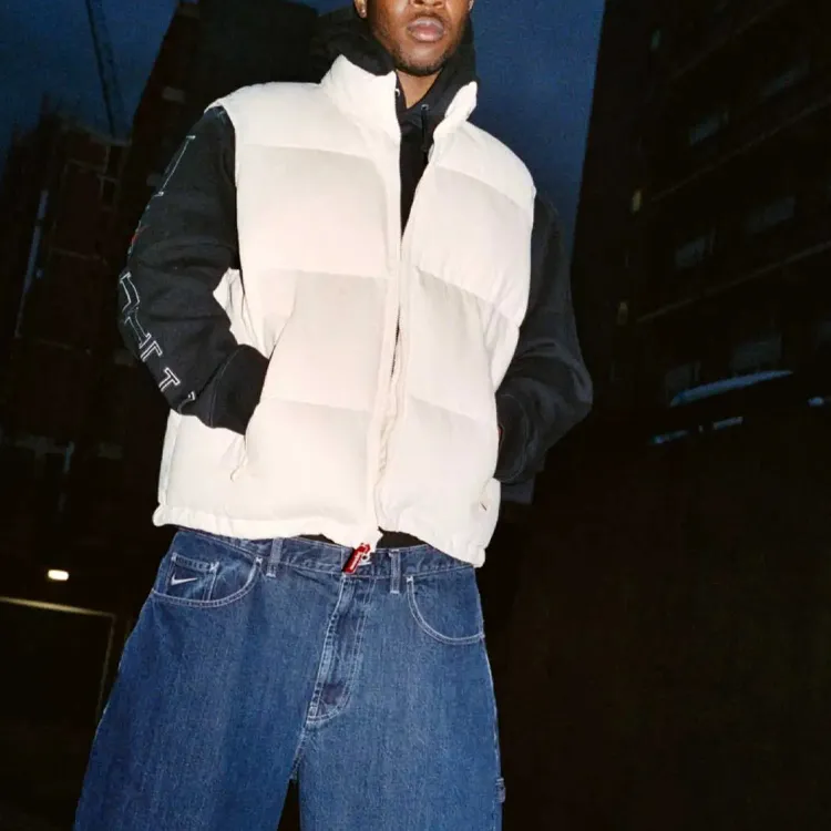 Supreme Nike Denim Puffer Vest-5