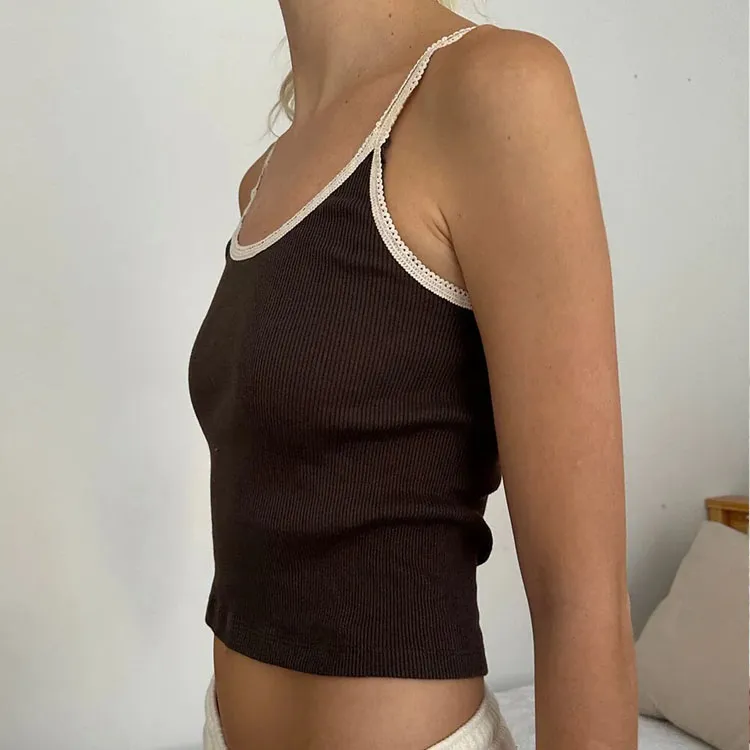 Brandy Melville Tank Tops Women's Coffee-3