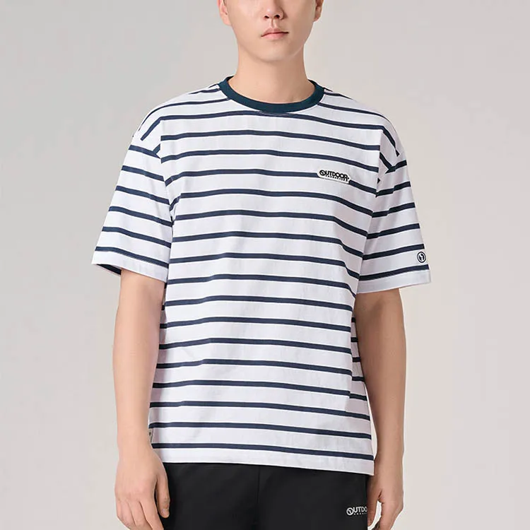 OUTDOOR PRODUCTS T Shirts Unisex Marine Blue Stripe-2