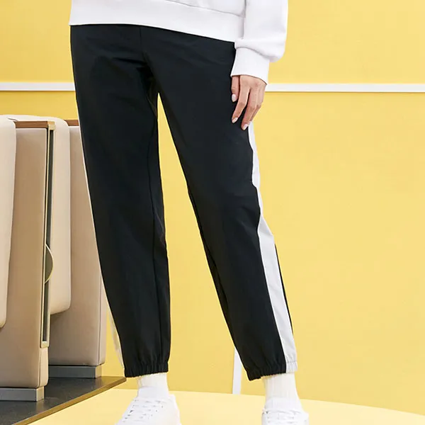 XTEP Vitality Series Casual Pants Women's Jet Black-1