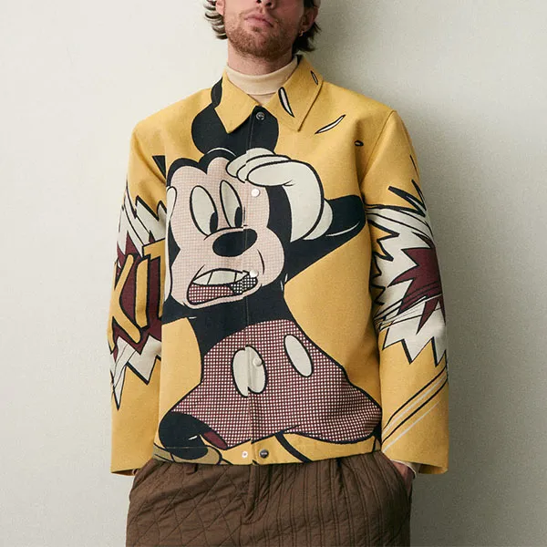 KITH For Mickey & Friends Tapestry Coaches Jacket-1