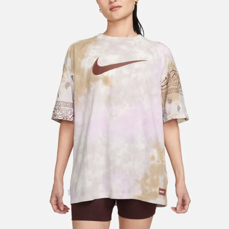 Nike Drop Shoulder Sleeve T Shirt Women's 2 Pack Khaki-1
