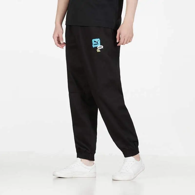 PUMA Casual Pants Men Black-1