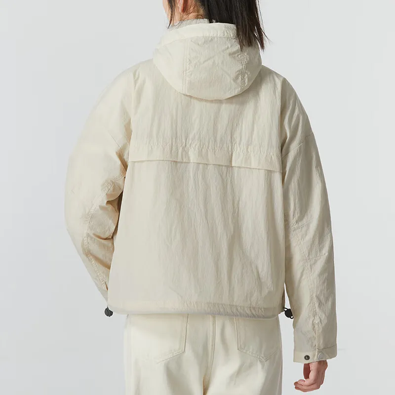 Columbia Windbreaker Jackets Women's Ecru-3