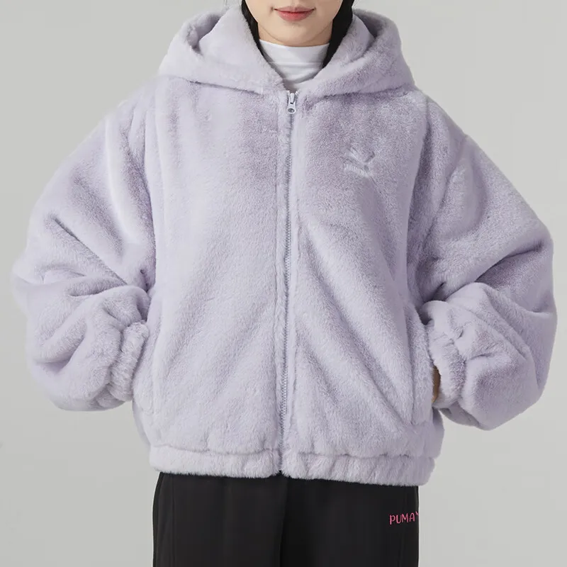 PUMA Velvet feel Coat Women's Purple-2