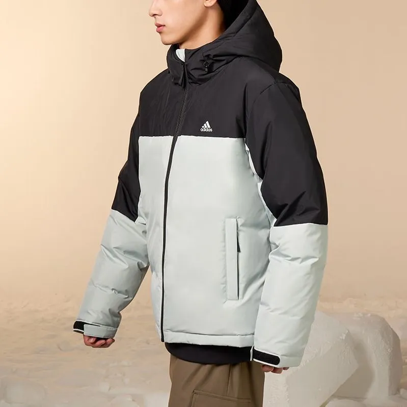 Adidas Down Jackets Men Silver Gray-3