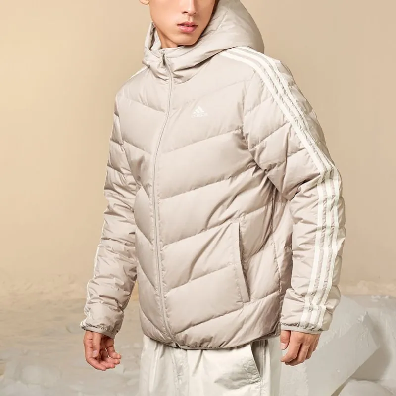 Adidas Down Jackets Men Beige-2