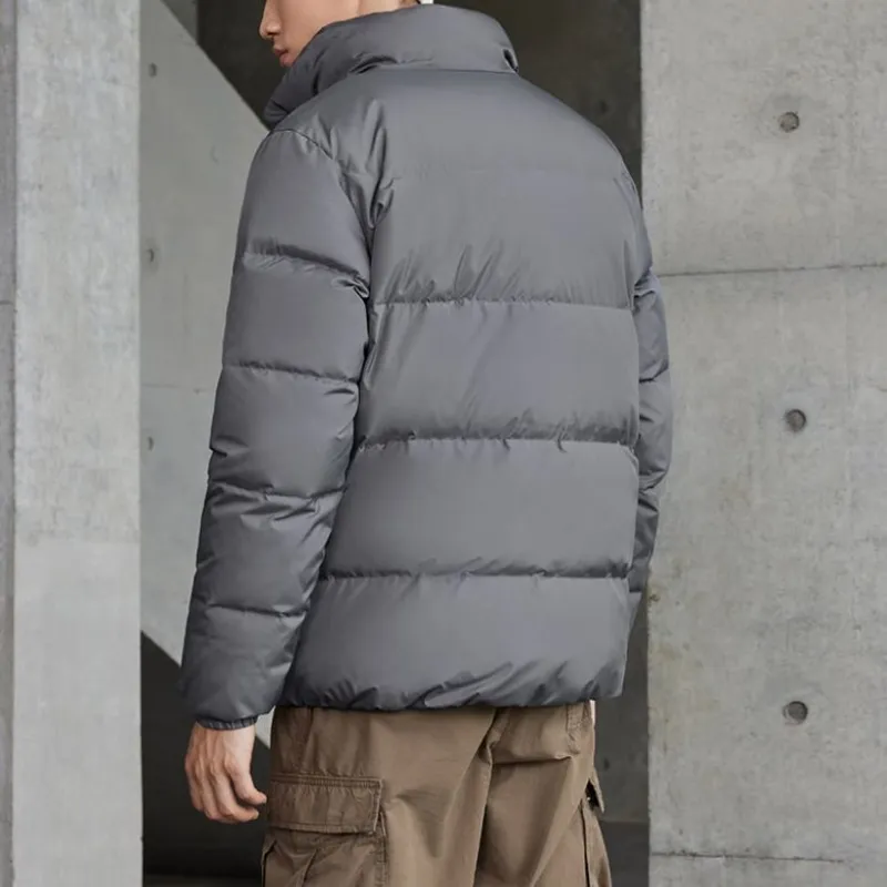 Adidas Down Jackets Men Gray-2
