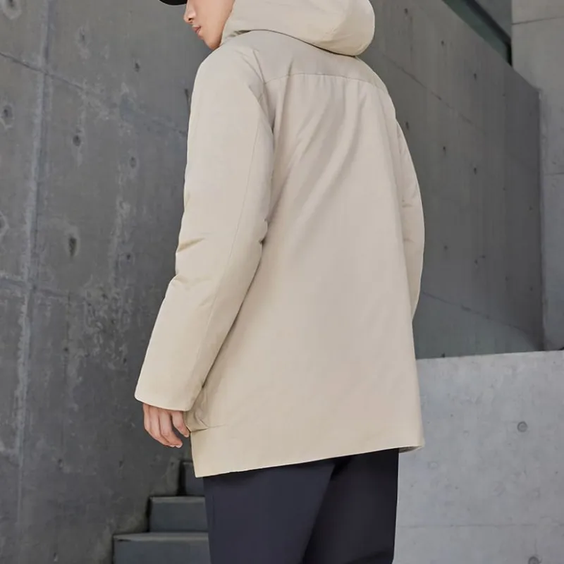 Adidas Down Jackets Men's Beige-2